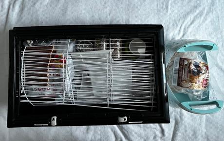 Klietka pre morča s príslušenstvom a krmivom, 