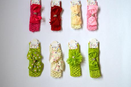 Módne čelenky s kvetom , 