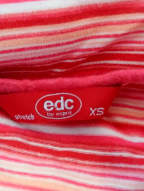 Dámsky ružovo pásikavý top so zaväzovaním, esprit, esprit,xs