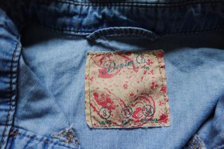 Mäkká riflová košela denim co, denim co,34