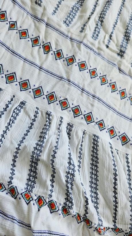 Asymetrická boho sukňa, rayon, značka vg edition, l