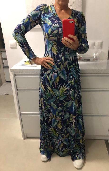 Úpletové dlhé šaty, m / s