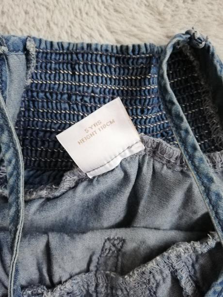 Riflové maxi šaty next 5 rokov, next,110