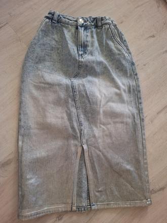 Dievčenská rifľová sukňa, sinsay,164