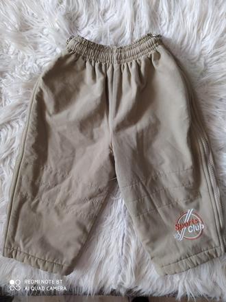 Zateplené nohavice, herma,80