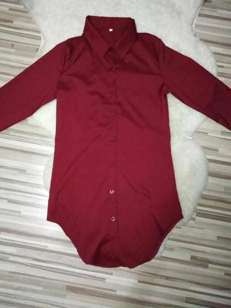 Predĺžená košeľa, s