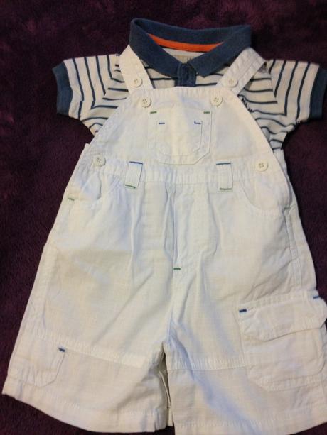 Kraťasy na traky+tričko, h&m,68