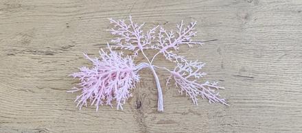 Ozdobná vetvička 15 cm - ružová, 