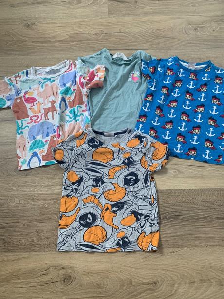 Tricka s s kr.ruk., h&m,122