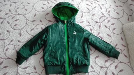 Obojstranna bundicka, benetton,104