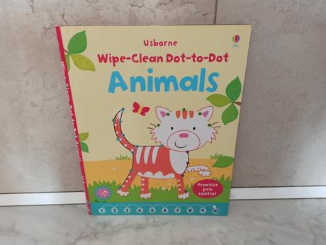 Usborne wipe-clean dot-to-dot animals,