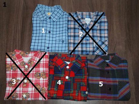 2x flanelová košela veľ. 92-120, 110