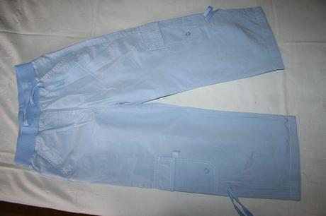 Dievčenské bledomodré trištvrťáky young dimension, 140