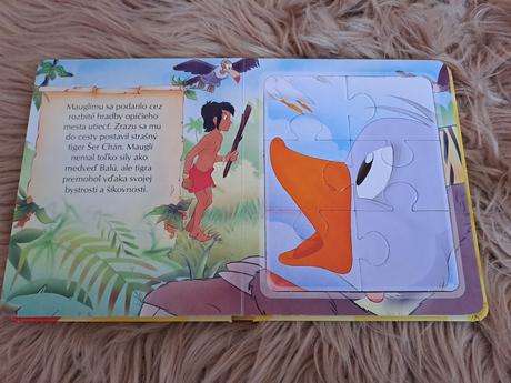 Kniha džunglí s puzzle, 