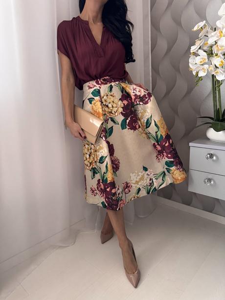 Autograph - kvetinová sukňa, marks & spencer,s