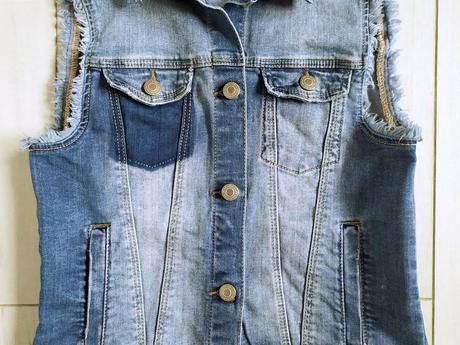 Jeansová vesta zara, zara,164