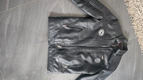 Koženková, kožená bunda, m