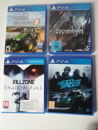 Hry na ps4- 4 ks, 