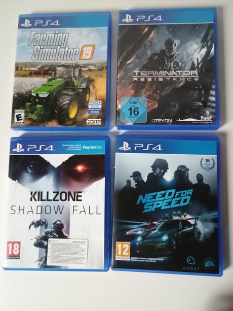 Hry na ps4- 4 ks, 