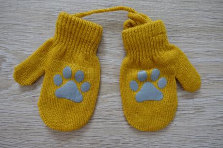 Bavlnené rukavičky s palcom reflexné 13 cm, 98