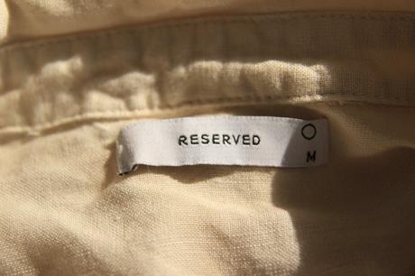 Bavlneno ľanová košeľa, reserved m, reserved,m