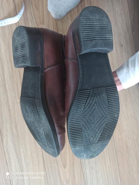 Kožené topánky mierne oteplene, 39