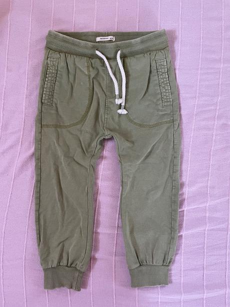 Tepláky olivové, reserved,98