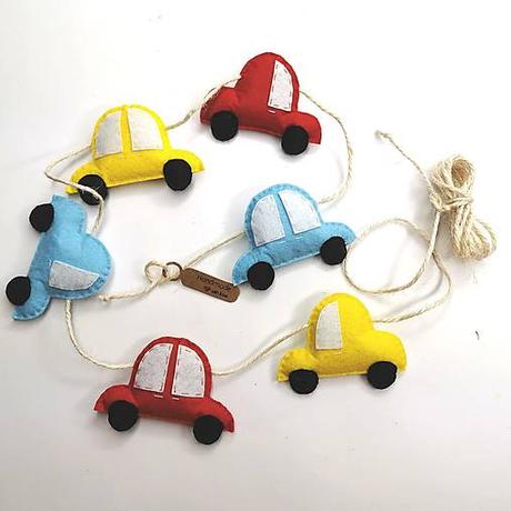 Filcové girlandy do detskej izby,