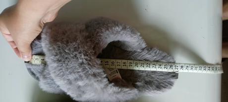 Dámske huňaté papuče, 38