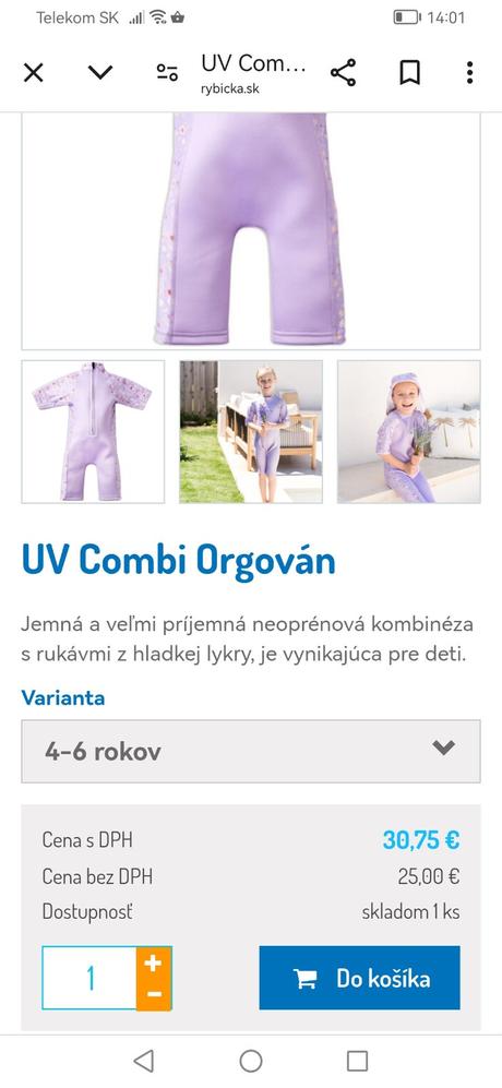 Neoprénová kombinéza, splash about,116