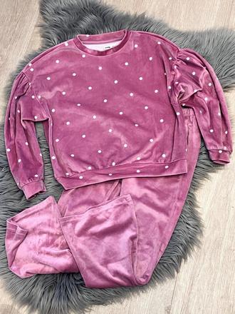 Dievčenská bodkovaná súprava sinsay (128), sinsay,128