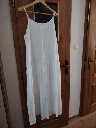 Biele letné šaty, gina,46