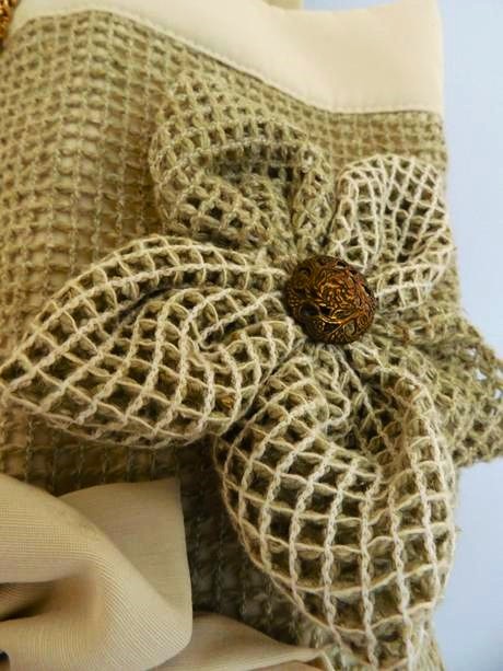 Naturálny jutový vak, 