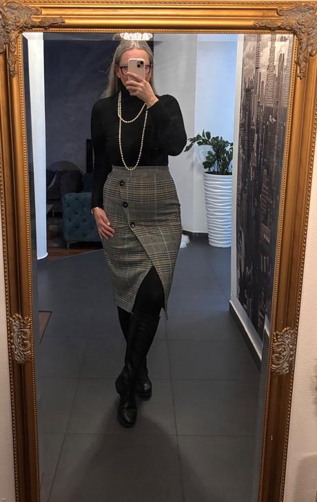 Károvaná midisukňa reserved v. 40, reserved,40