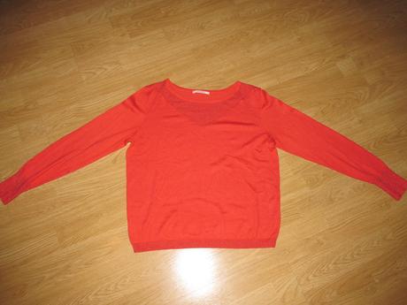 Oranžový pulover v. l, camaieu,l