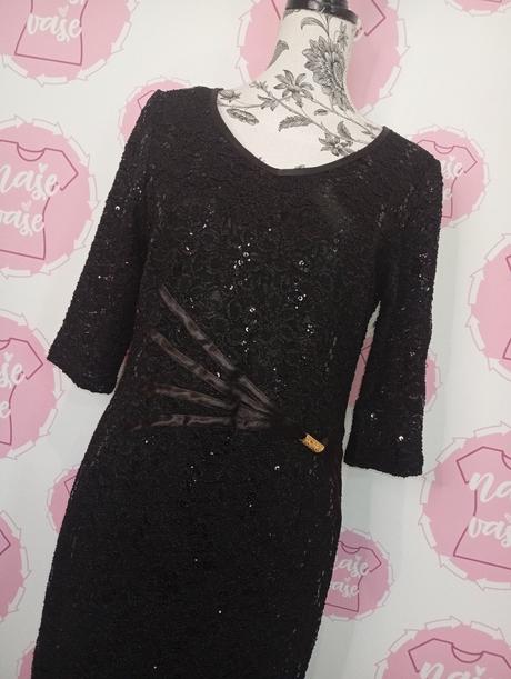 Spoločenské šaty s trblietkami, 44