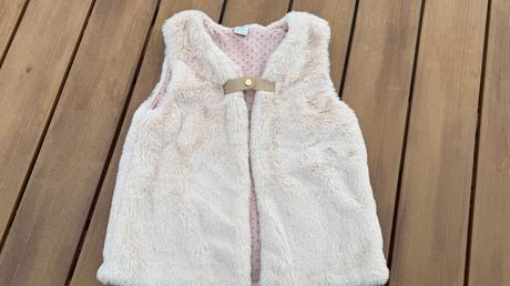 Kožušinková vestička lindex 122/128, lindex,128