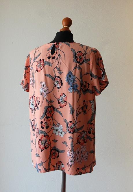 Štýlová kvetovaná blúzka, gina,l