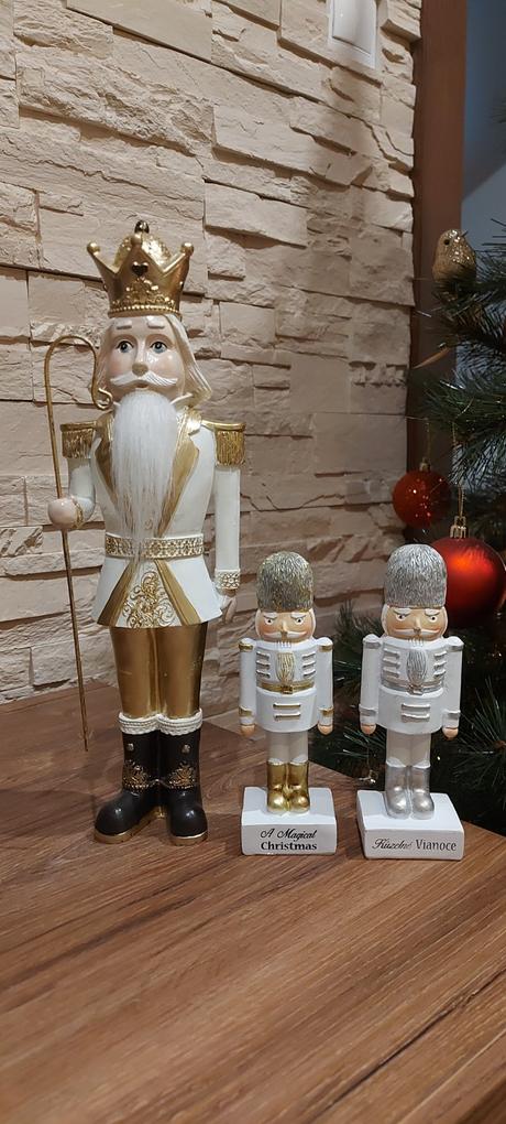 Vianoce keramický luskáčik 3ks, 