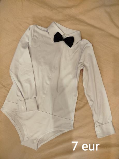 Tanečné nohavice aj s košeľou, 134