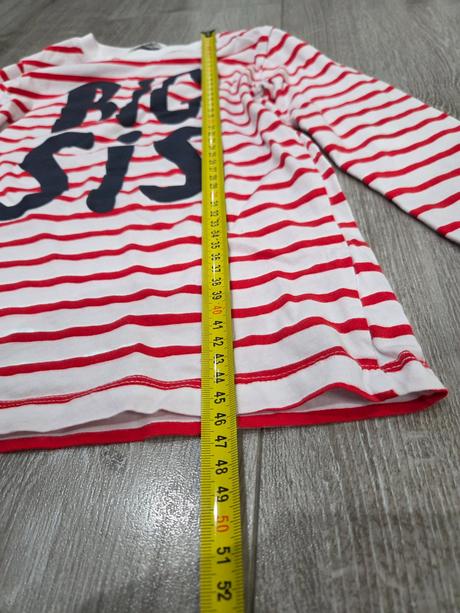 Tričko big sister, h&m,128