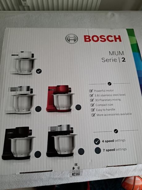 Séria 2 kuchynský robot mum 700 w biel, bosch