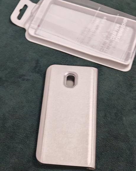 Knizkovy otvárací,obal na mobil zrkadlovo-striebo, 