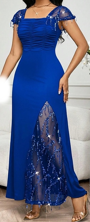 Prekrásne dlhé spoločenské s, s