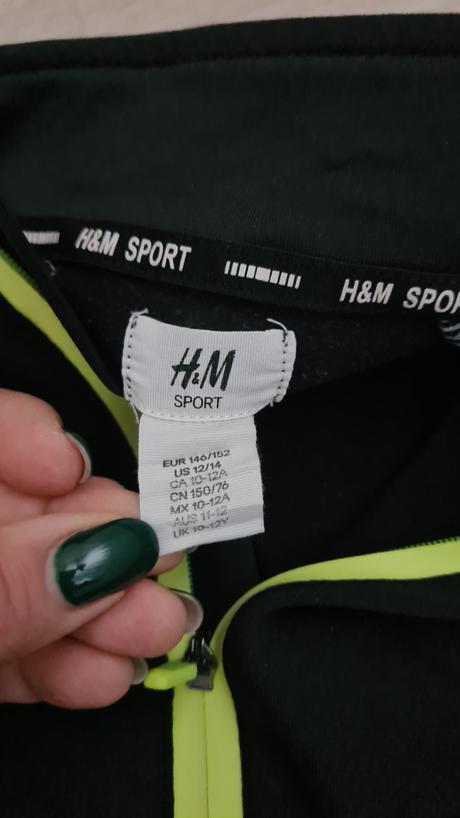 Funkčné tričko s dlhým rukávom, h&m,146