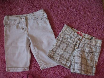 Dvoje kraťasy, c&a,140