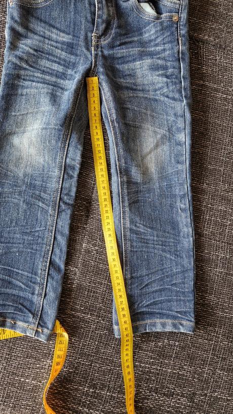 Dievčenské rifle 104 tmavomodré, 104