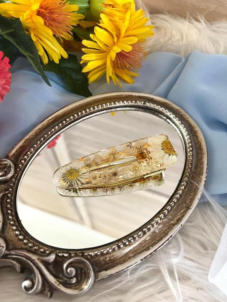 Ručne vyrobené živicové sponky do vlasov, 