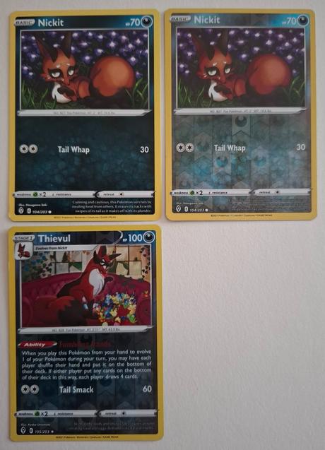Pokémon karty "evolving skies" (4), 