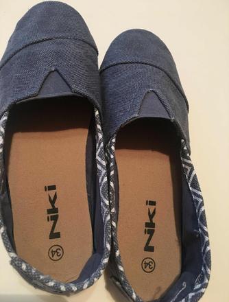 Letné našupovačky 1x obuté, 34